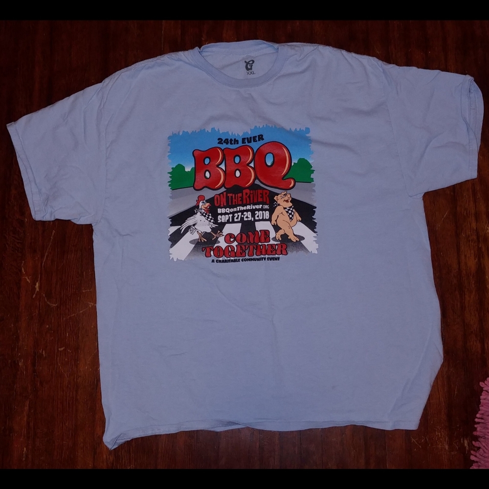 Light blue festival bbq Graphic Kentucky Short Sleeve tee shirt